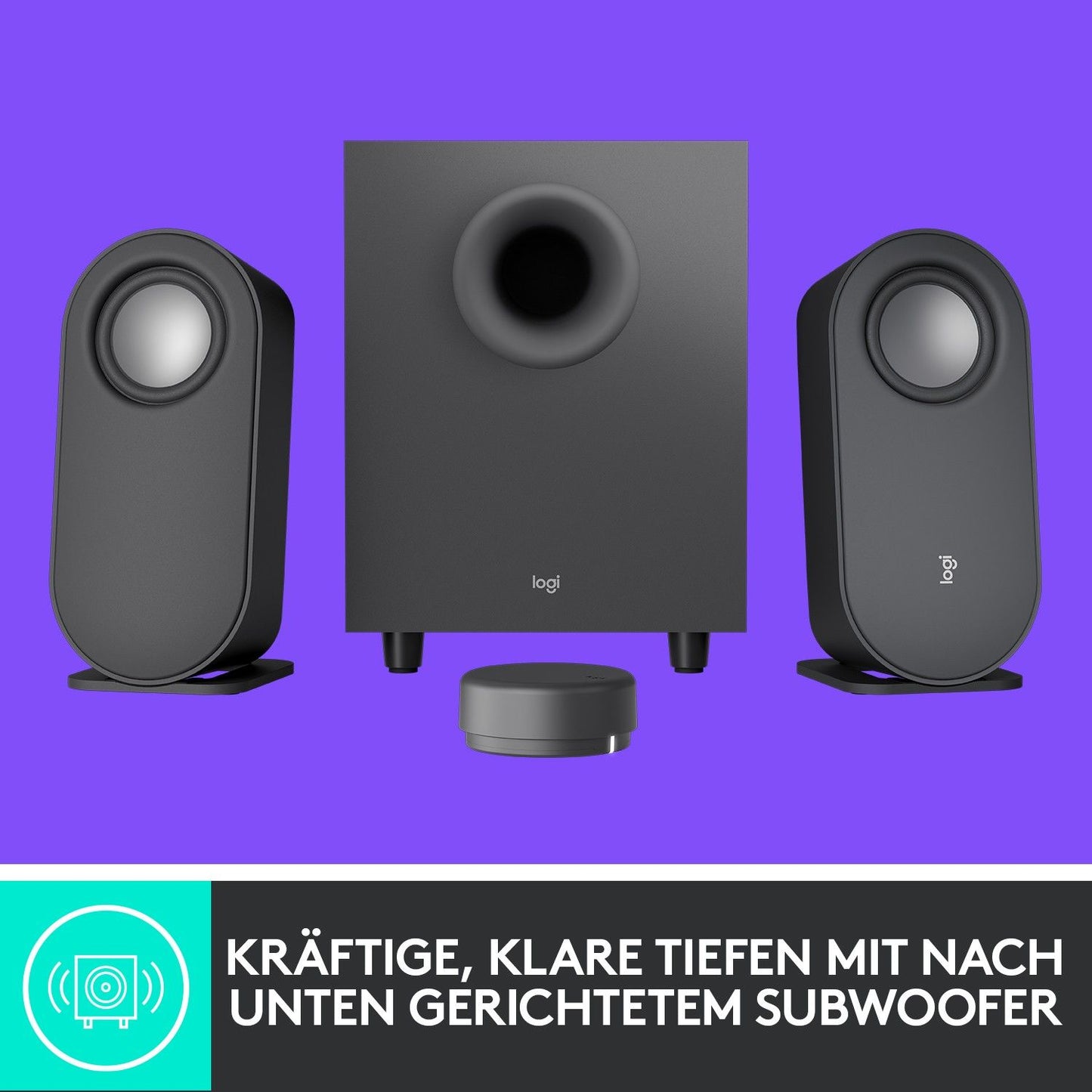 Logitech Z407 Bluetooth Computerlautsprecher bieten 80 Watt Höchstleistung