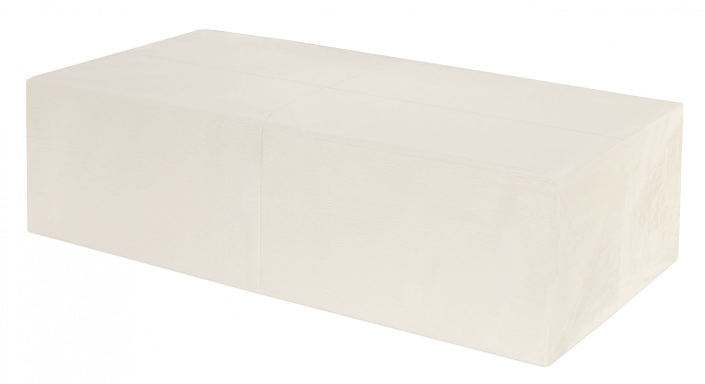 ETS UTZ33-2-4-1000 Servietten, 1/4 Falz, 2-lagig, 1 Blatt, 32,5 x 32,5 cm, 1000 Blatt, Zellulose