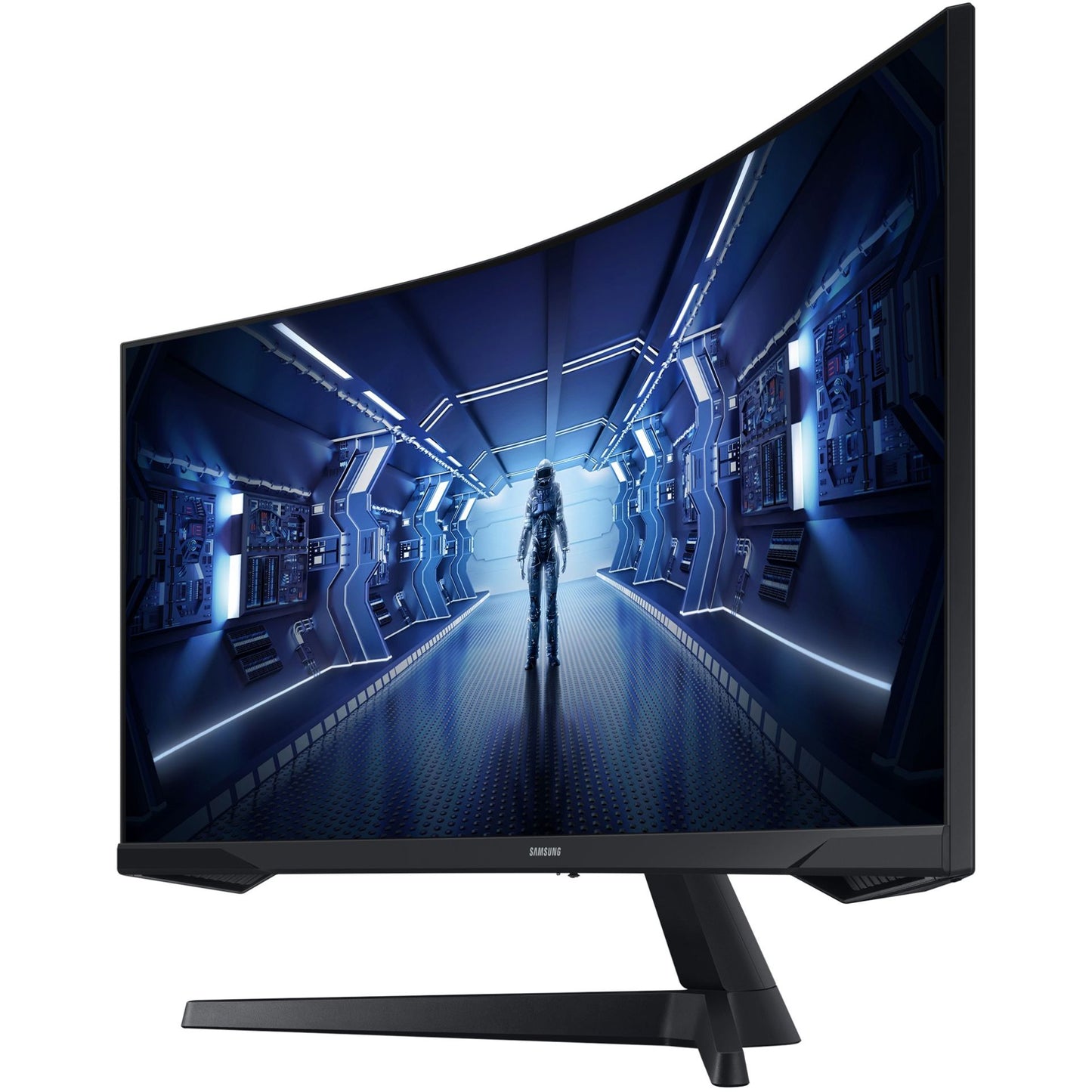 34“MON Samsung Odyssey C34G55TWWP Curved 21:9 1ms 144Hz HDMI DisplayPort VESA Ultra WQHD Black 86cm' (3440x1440)