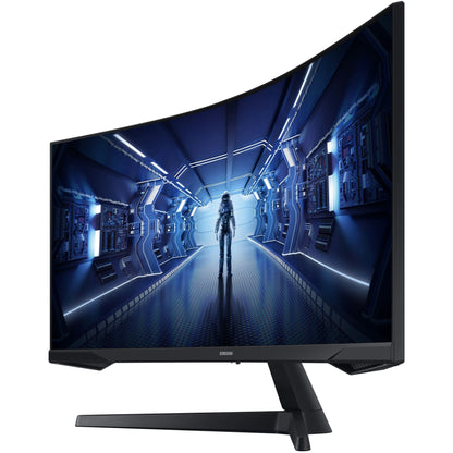 34“MON Samsung Odyssey C34G55TWWP Curved 21:9 1ms 144Hz HDMI DisplayPort VESA Ultra WQHD Black 86cm' (3440x1440)