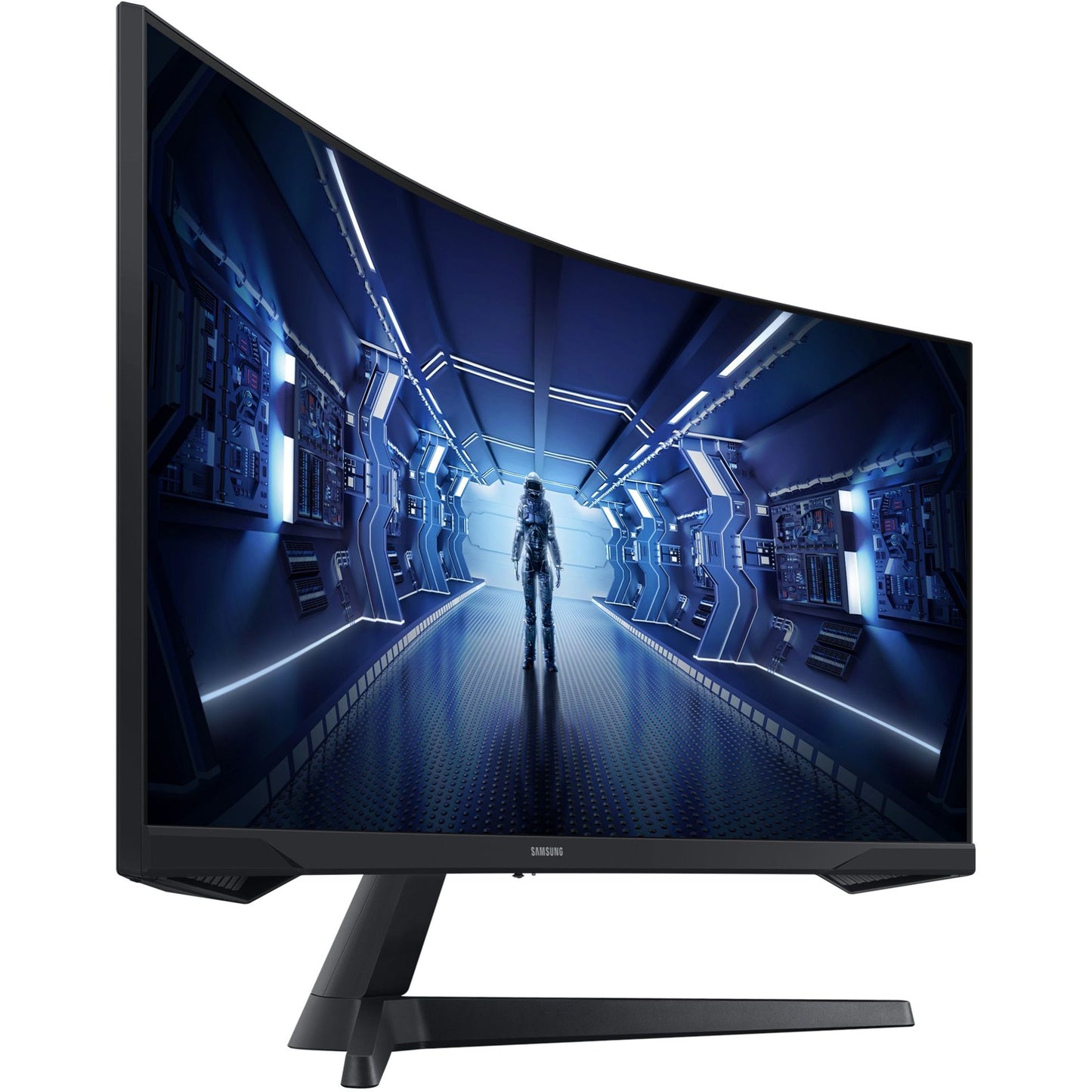 34“MON Samsung Odyssey C34G55TWWP Curved 21:9 1ms 144Hz HDMI DisplayPort VESA Ultra WQHD Black 86cm' (3440x1440)