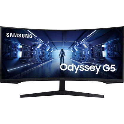 34“MON Samsung Odyssey C34G55TWWP Curved 21:9 1ms 144Hz HDMI DisplayPort VESA Ultra WQHD Black 86cm' (3440x1440)