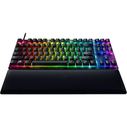 Gamer Tastatur Razer Huntsman V2 Tenkeyless Gaming Keyboard Optical Red DE black