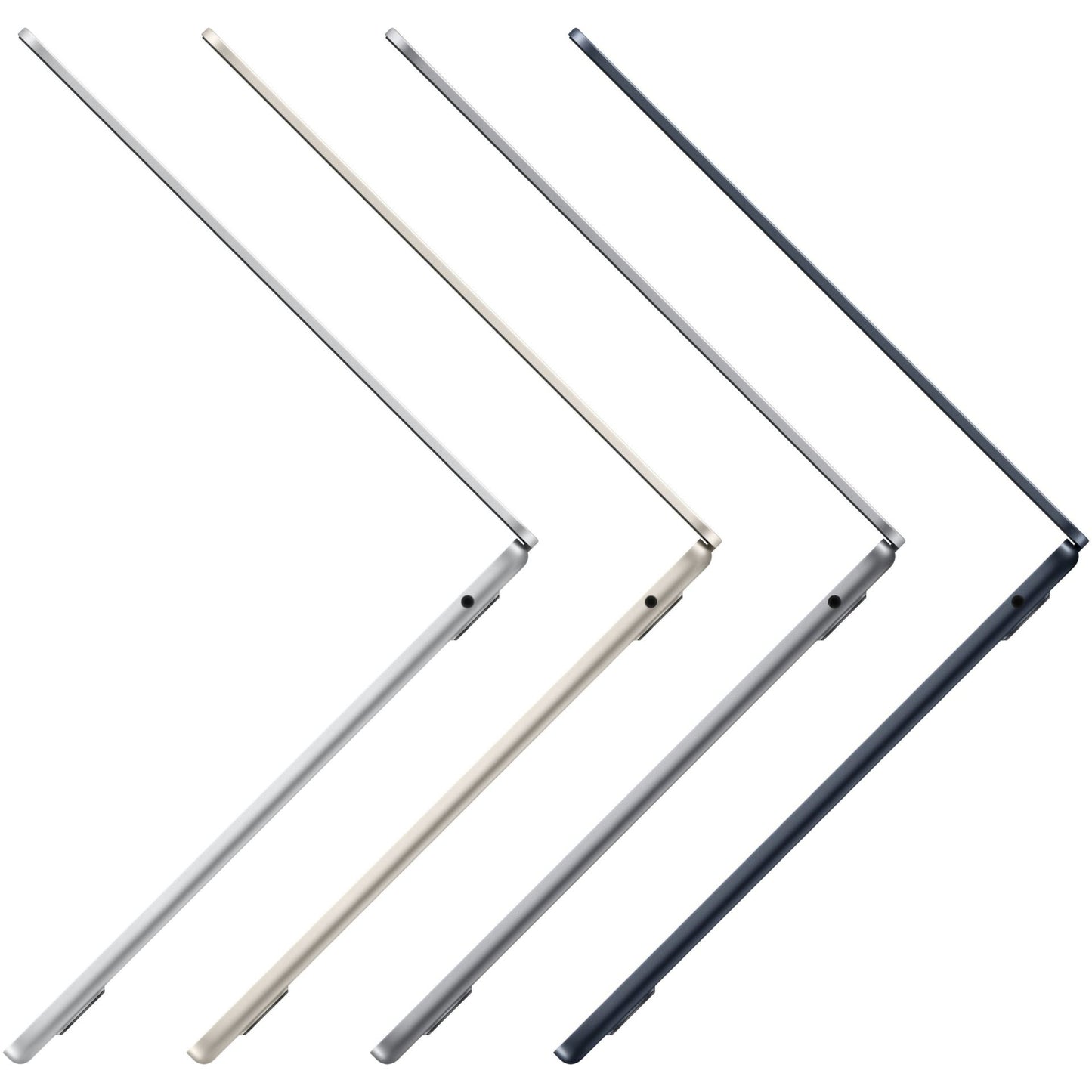 Apple MacBook Air MacBookAir, Apple M, 34,5 cm (13.6 Zoll), 8 GB, 256 GB, macOS Monterey Silber