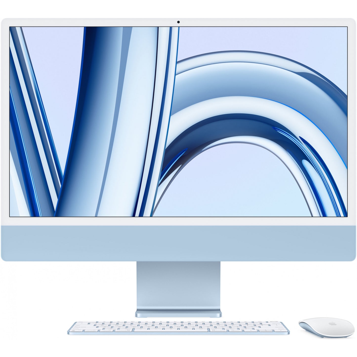Apple iMac , 59,7 cm (23.5"), 4.5K Ultra HD, Apple M, 8 GB, 256 GB, macOS Sonoma Blau