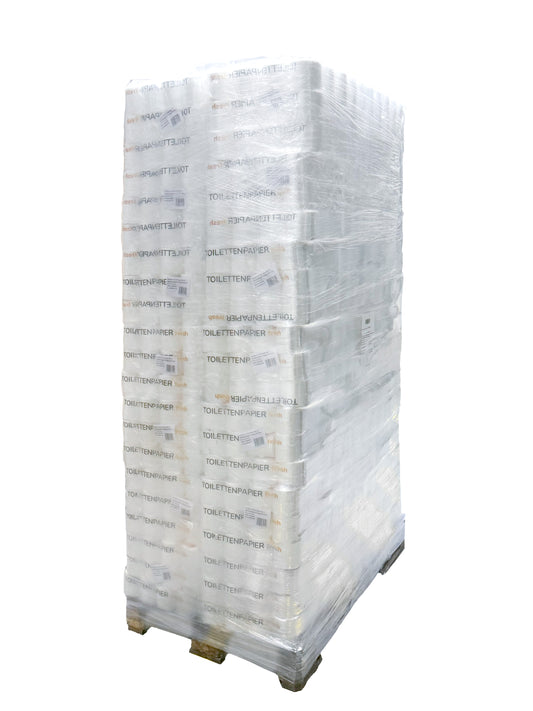 ETS T4-150-Z-28VE Toilettenpapier Kleinrolle, 4-lagig, 150 Blatt, Zellulose